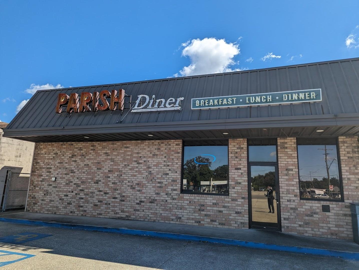 Parish Diner Menu